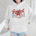 Baseball Mom Coquette Pink Bow Baseball Mama Premium Wmen Hoodie