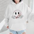 Baseball Mom Era Ball Mom Smile Face Groovy Mother's Day Wmen Hoodie Baseball Mom Era Ball Mom Smile Face Groovy Mother's Day Wmen Hoodie