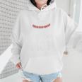 Baseball Mom Leopard Print Baseball Game Day For Mama Wmen Hoodie