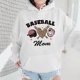 Baseball Mom Leopard Heart Game Day Love Mommy Wmen Hoodie Baseball Mom Leopard Heart Game Day Love Mommy Wmen Hoodie