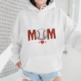Baseball Mom Leopard Sports Players Mother's Day Wmen Hoodie