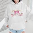 Baseball Mom Livin That Baseball Mom Life Premium Wmen Hoodie