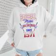 Baseball Mom Loud & Proud Since 1971 Raglan Baseball Tee Wmen Hoodie