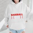 Baseball Mom Loud Proud Quote Game Day Sports Mama Saying Wmen Hoodie