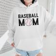 Baseball Mom Mommy Mama Mother's Day Women Retro Ball Sports Wmen Hoodie