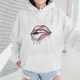 Baseball Mom Pitches Be Crazy Lips Premium Wmen Hoodie