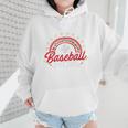 Baseball Mom Rainbow Great Team Mom Premium Wmen Hoodie