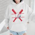 Baseball Mom Red Wmen Hoodie Baseball Mom Red Wmen Hoodie