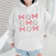 Baseball Mom Sister Tween Teen Girl Girly Pink Bow Preppy Premium Wmen Hoodie Baseball Mom Sister Tween Teen Girl Girly Pink Bow Preppy Premium Wmen Hoodie