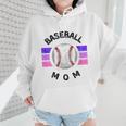 Baseball Mom Sports Mom Proud Baseball Mom Wmen Hoodie