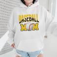 Baseball Mom Sports Mom Yellow Wmen Hoodie Baseball Mom Sports Mom Yellow Wmen Hoodie