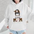 Baseball Mom Women Messy Bun Leopard Mother's Day Wmen Hoodie Baseball Mom Women Messy Bun Leopard Mother's Day Wmen Hoodie