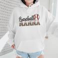 Baseball Nanna Women BallPark Nanna Baseball Mom Wmen Hoodie