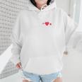 Baseball Softball Baseball Mom Heartbeat Baseball Premium Tri-Blend Wmen Hoodie