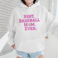 Best Baseball Mom Ever Pink Wmen Hoodie