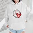 Bleached Custom Baseball Mom Number 7 Heart For Mom Wmen Hoodie Bleached Custom Baseball Mom Number 7 Heart For Mom Wmen Hoodie