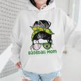Brazil Baseball Mom Messy Bun Wmen Hoodie Brazil Baseball Mom Messy Bun Wmen Hoodie