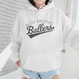 Busy Raising Ballers Baseball Mom & Parent Sports Premium Tri-Blend Wmen Hoodie