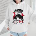 Canadian Baseball Mom Canada Flag Baseball Girl Wmen Hoodie Canadian Baseball Mom Canada Flag Baseball Girl Wmen Hoodie