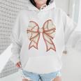 Coquette Bow Baseball Mama Baseball Mom Women Premium Wmen Hoodie Coquette Bow Baseball Mama Baseball Mom Women Premium Wmen Hoodie