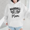 Custom Baseball Mom Number 2 Heart For Mom Wmen Hoodie Custom Baseball Mom Number 2 Heart For Mom Wmen Hoodie