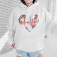 Cute Baseball Mom Heart Mother's Day Sport Mama Mom Life Wmen Hoodie Cute Baseball Mom Heart Mother's Day Sport Mama Mom Life Wmen Hoodie