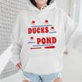 Cute Ducks On The Pond Cute Baseball Mom T-Shirt Wmen Hoodie