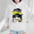 Ecuador Baseball Mom Ecuadorian Baseball Girl Wmen Hoodie