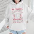 My Favorite Baseball Player Calls Me Mom Proud Baseball Mom Premium Wmen Hoodie