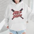 Hits 'n Giggles Baseball Player Women Baseball Mom Mother Wmen Hoodie Hits 'n Giggles Baseball Player Women Baseball Mom Mother Wmen Hoodie