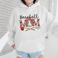Leopard Baseball Mom Game Day Vibes Mother's Day Wmen Hoodie Leopard Baseball Mom Game Day Vibes Mother's Day Wmen Hoodie