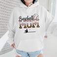 Leopard Baseball Mom Mama Mommy Sport Wmen Hoodie Leopard Baseball Mom Mama Mommy Sport Wmen Hoodie