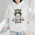 Loud And Proud Baseball Mom Messy Bun Leopard Baseball Mom Wmen Hoodie Loud And Proud Baseball Mom Messy Bun Leopard Baseball Mom Wmen Hoodie