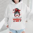 Loud And Proud Baseball Mom Messy Bun Leopard Mother Day Wmen Hoodie Loud And Proud Baseball Mom Messy Bun Leopard Mother Day Wmen Hoodie
