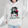 Mexico Baseball Mom Messy Bun Wmen Hoodie Mexico Baseball Mom Messy Bun Wmen Hoodie