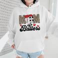 Mom Of Ballers Soccer Baseball Mom Soccer Baseball Mother Wmen Hoodie