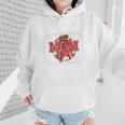 Mom Of Both Baseball Mom Mommy Premium Wmen Hoodie