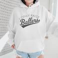 I Only Raise Ballers Baseball Mom & Parent Sports Premium Wmen Hoodie