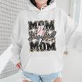 Retro Baseball Mom Mama Baseball Life Mother's Day Baseball Premium Tri-Blend Wmen Hoodie