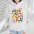 Retro Groovy In My Baseball Mom Era Happy Women Premium Wmen Hoodie Retro Groovy In My Baseball Mom Era Happy Women Premium Wmen Hoodie