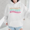 Somebody's Loudmouth Baseball Mama Baseball Mom Premium Wmen Hoodie Somebody's Loudmouth Baseball Mama Baseball Mom Premium Wmen Hoodie