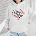 That's My Son Out There Baseball Mom Heart Mom Life Wmen Hoodie