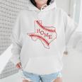 Vintage Texas State Map Home Baseball Lover Baseball Mom Wmen Hoodie Vintage Texas State Map Home Baseball Lover Baseball Mom Wmen Hoodie