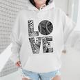 Women's Baseball Softball Baseball Mom LOVE Baseball Wmen Hoodie Women's Baseball Softball Baseball Mom LOVE Baseball Wmen Hoodie