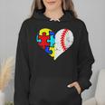Autism Baseball Heart Autism Puzzle Baseball Mom Wmen Hoodie Autism Baseball Heart Autism Puzzle Baseball Mom Wmen Hoodie