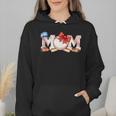 Ball Mom Bow Tie Baseball Mom Wmen Hoodie Ball Mom Bow Tie Baseball Mom Wmen Hoodie