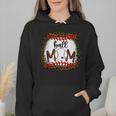 Ball Mom Leopard Ball Mom Baseball Mom Wmen Hoodie