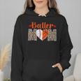 Baller Mom Leopard Basketball Baseball Mom Wmen Hoodie Baller Mom Leopard Basketball Baseball Mom Wmen Hoodie