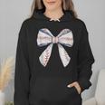 Baseball Mom Coquette Bow Baseball Mama Wmen Hoodie Baseball Mom Coquette Bow Baseball Mama Wmen Hoodie