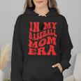 In My Baseball Mom Era Red Wmen Hoodie In My Baseball Mom Era Red Wmen Hoodie